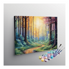 Eazy Arts Sunlit Forest Path Paint by Numbers Kit