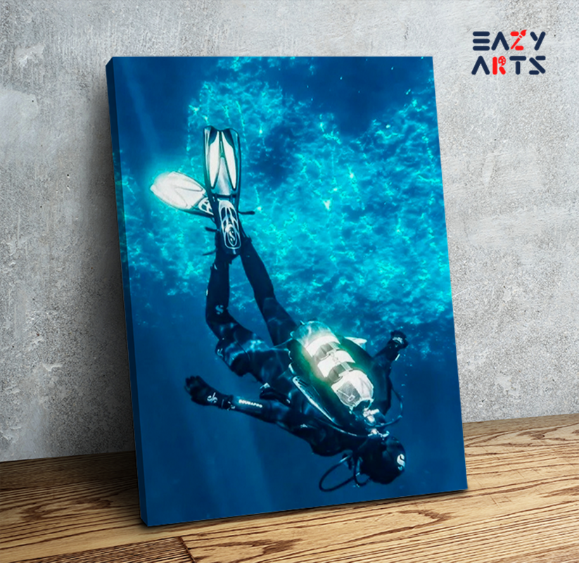 Deep Sea Diving Adventure Paint by Numbers Kit