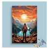 Eazy Arts Mountain Explorer at Sunrise Paint by Numbers Kit