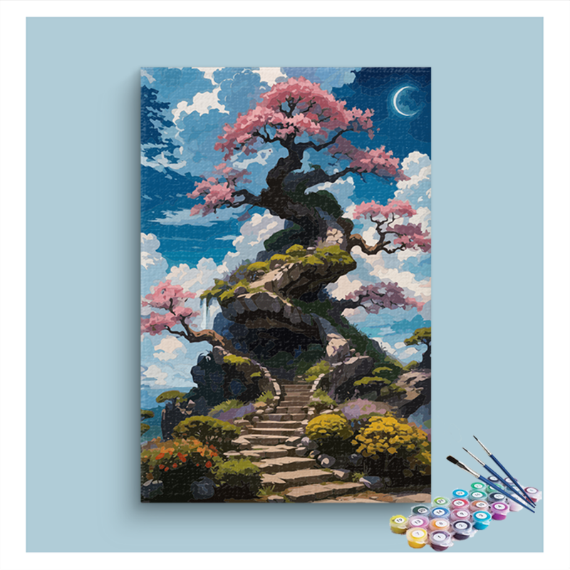 Enchanting Tree of Serenity Paint by Numbers Kit