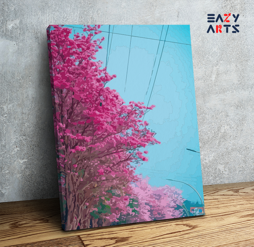 Bangalore’s Blooming Streets Paint by Numbers Kit