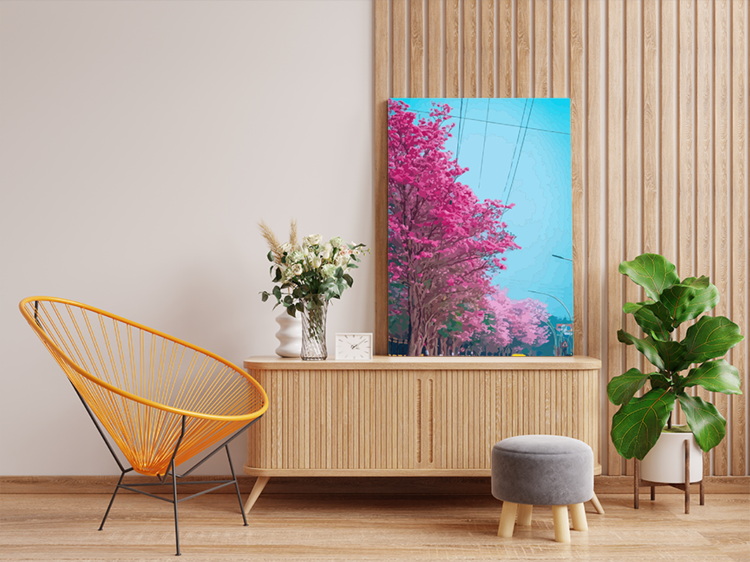 Bangalore’s Blooming Streets Paint by Numbers Kit