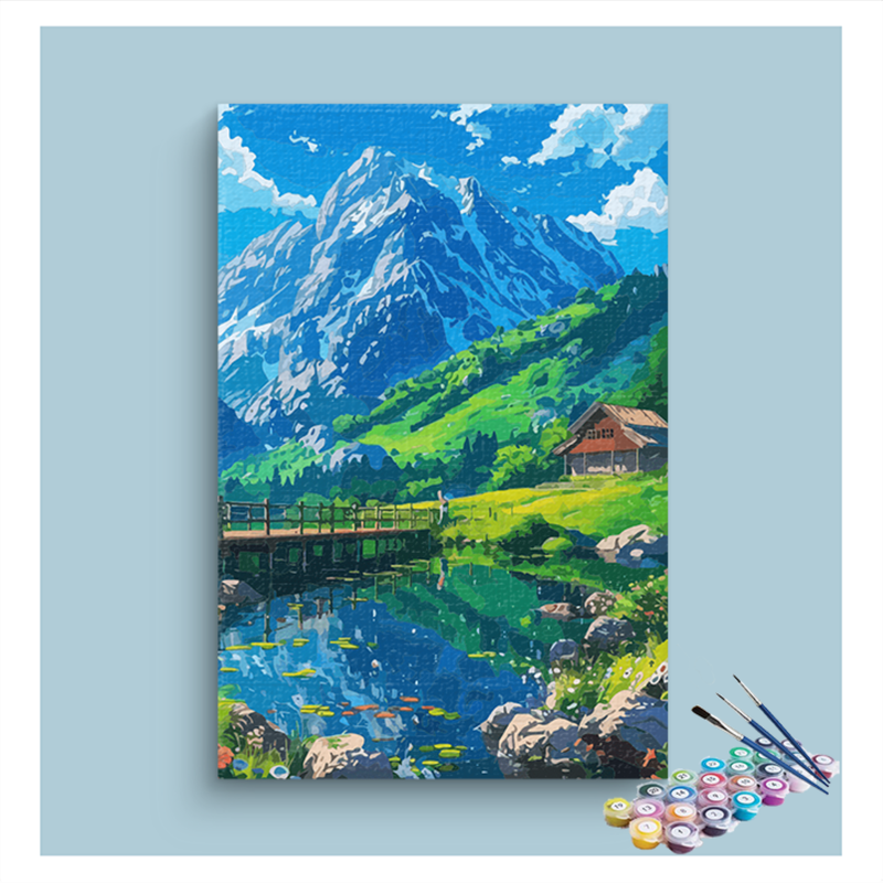 Alpine Serenity Paint by Numbers Kit