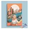 Eazy Arts Urban Oasis Paint by Numbers Kit
