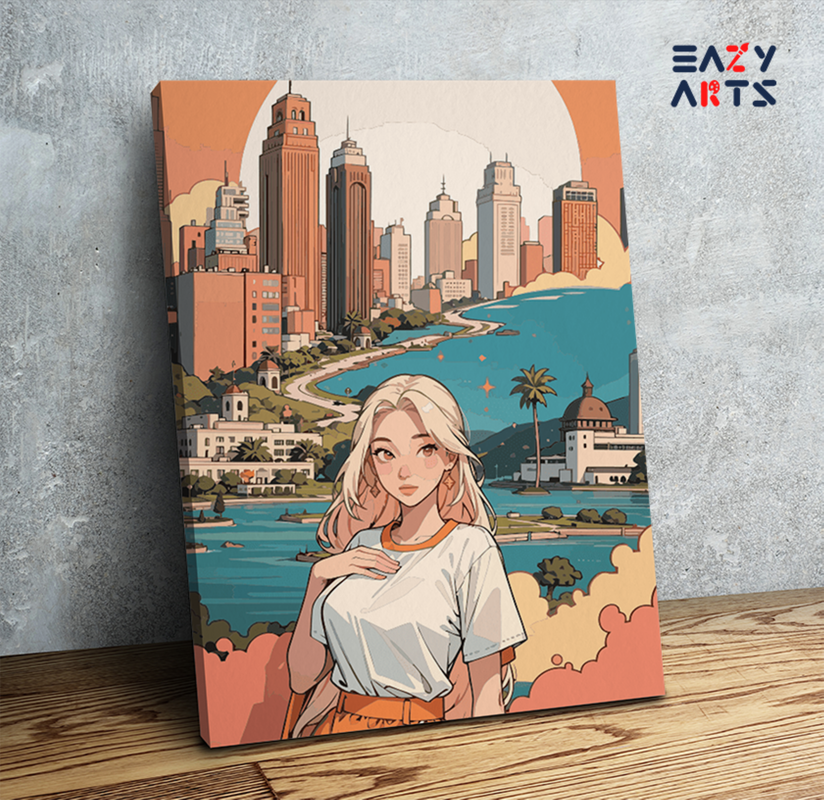 Urban Oasis Paint by Numbers Kit