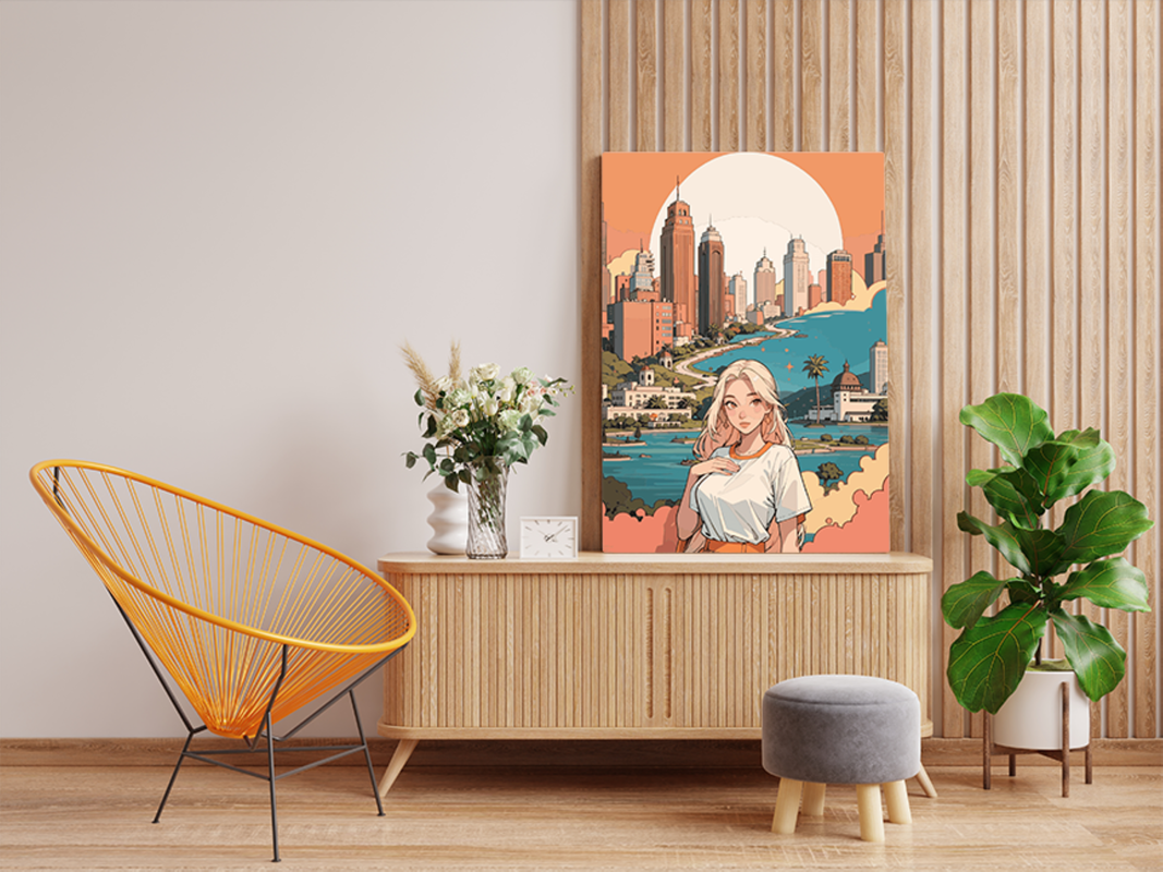 Urban Oasis Paint by Numbers Kit