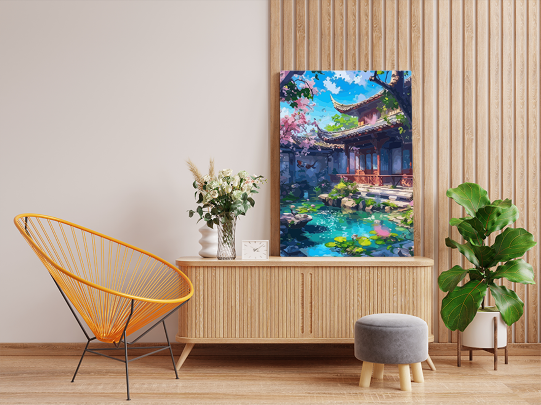 Zen Garden Serenity Paint by Numbers Kit