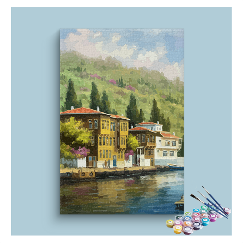 Riverside Retreat Paint by Numbers Kit