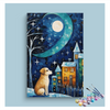 Eazy Arts Starry Night Dog Paint by Numbers Kit