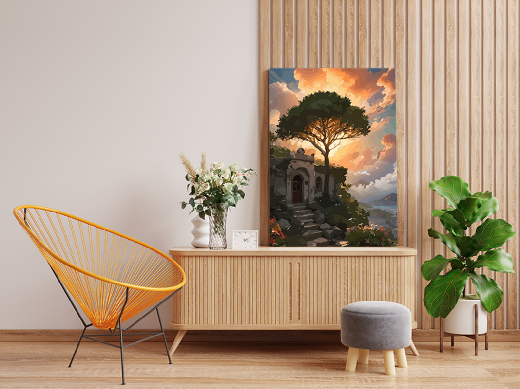 Sunset Sanctuary Paint by Numbers Kit