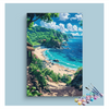Eazy Arts Tropical Beach Escape Paint by Numbers Kit