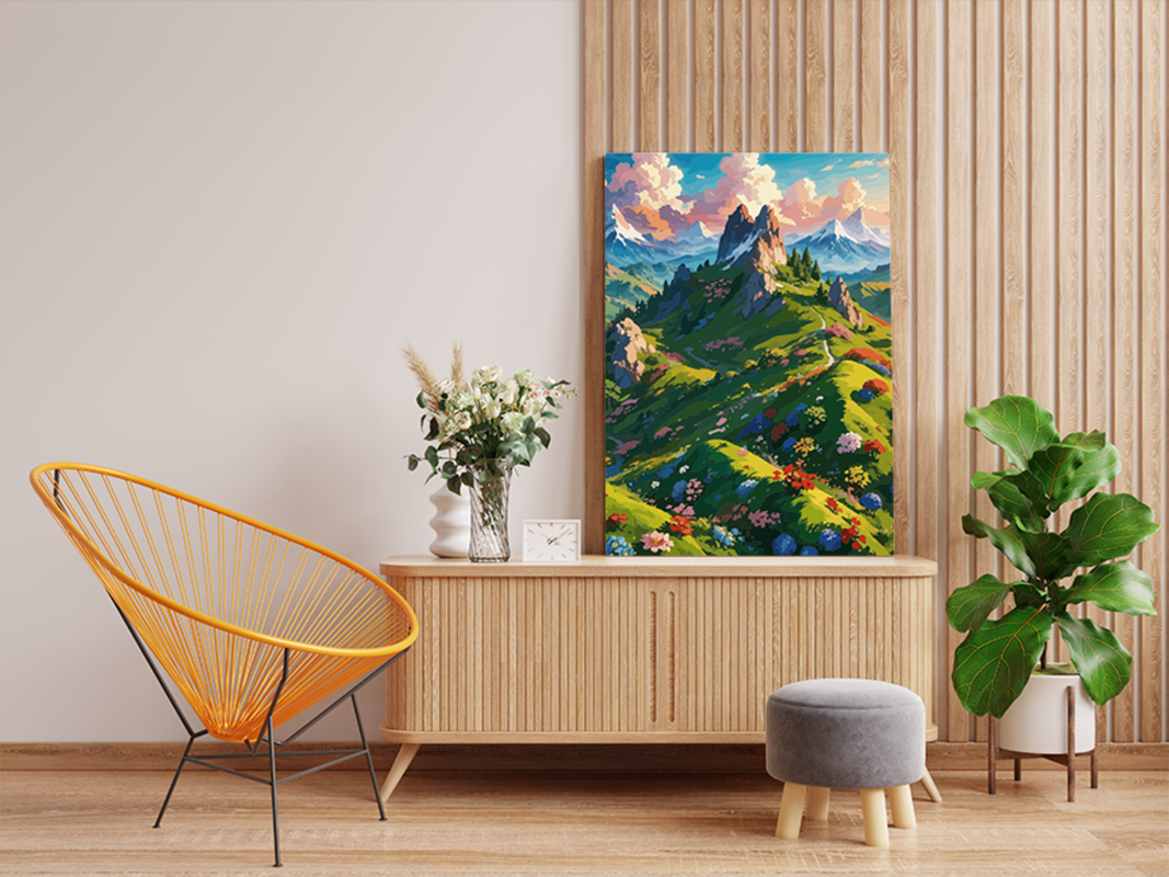 Mountain Blossom Paint by Numbers Kit