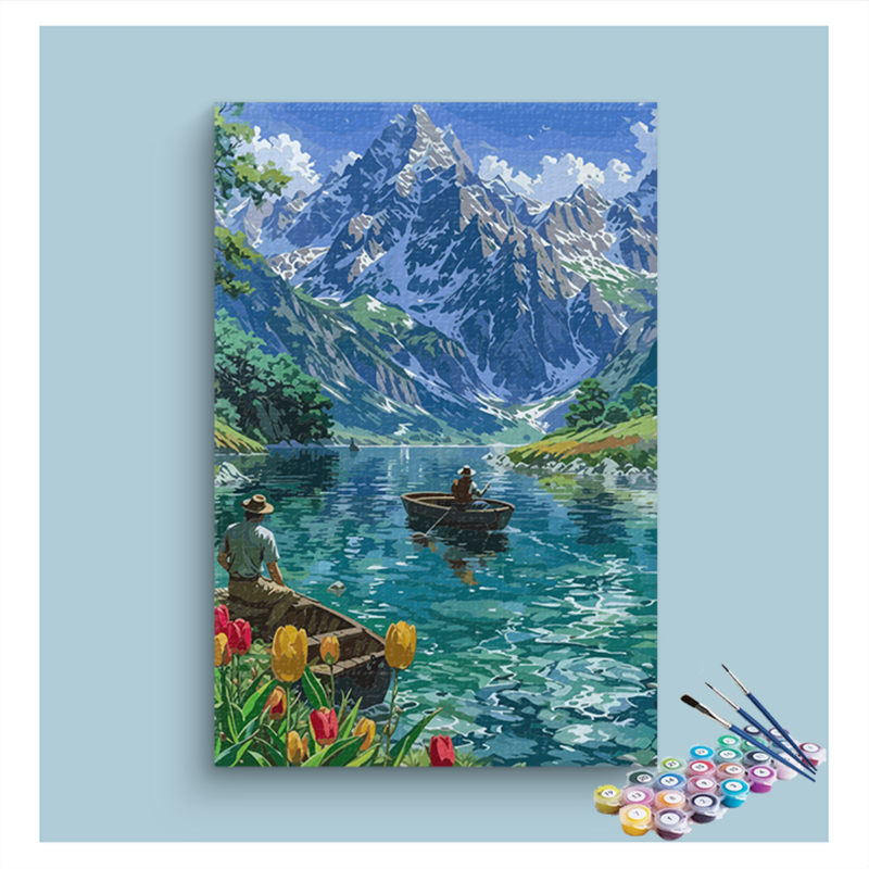 Serenity on the Lake Paint by Numbers Kit