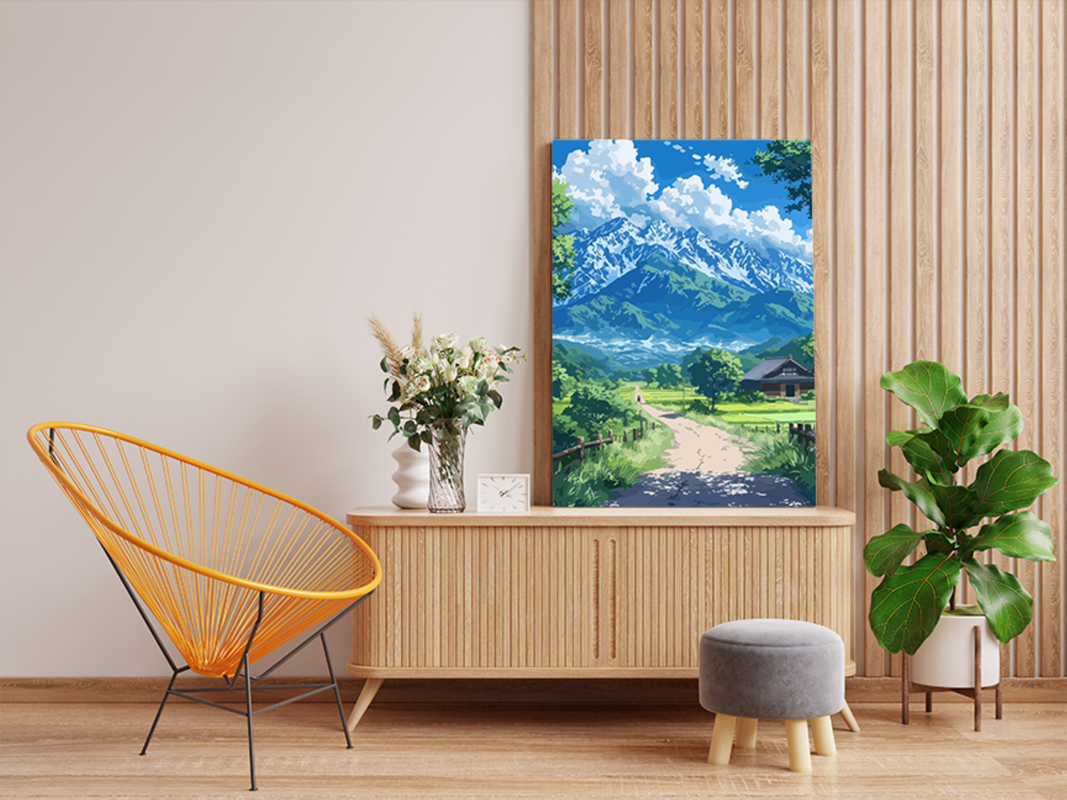 Countryside Path Paint by Numbers Ki