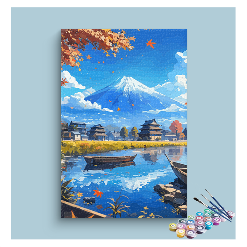 Mount Fuji Serenity Paint by Numbers Kit