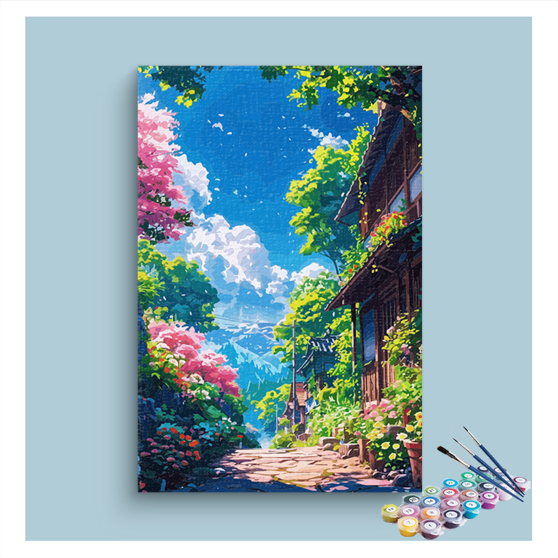 Countryside Path Paint by Numbers Kit