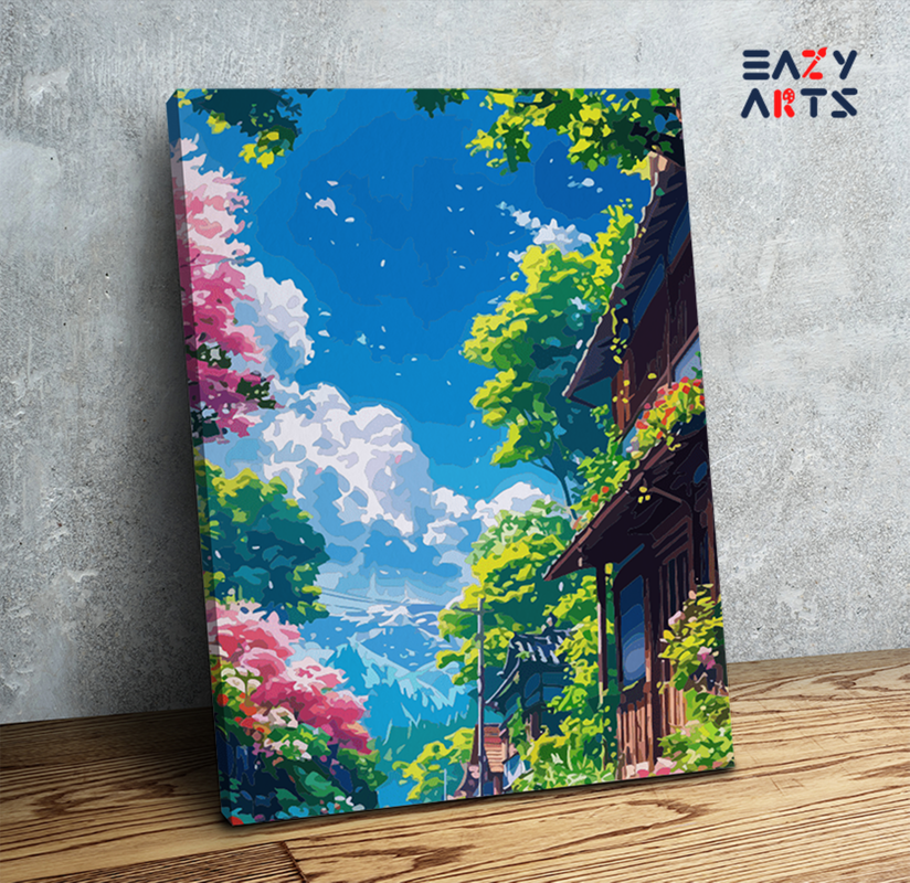 Countryside Path Paint by Numbers Kit