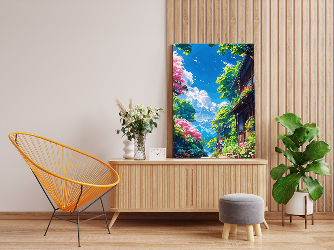 Countryside Path Paint by Numbers Kit