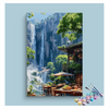 Eazy Arts Waterfall Cafe Paint by Numbers Kit