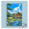 Eazy Arts Cottage by the Stream Paint by Numbers Kit