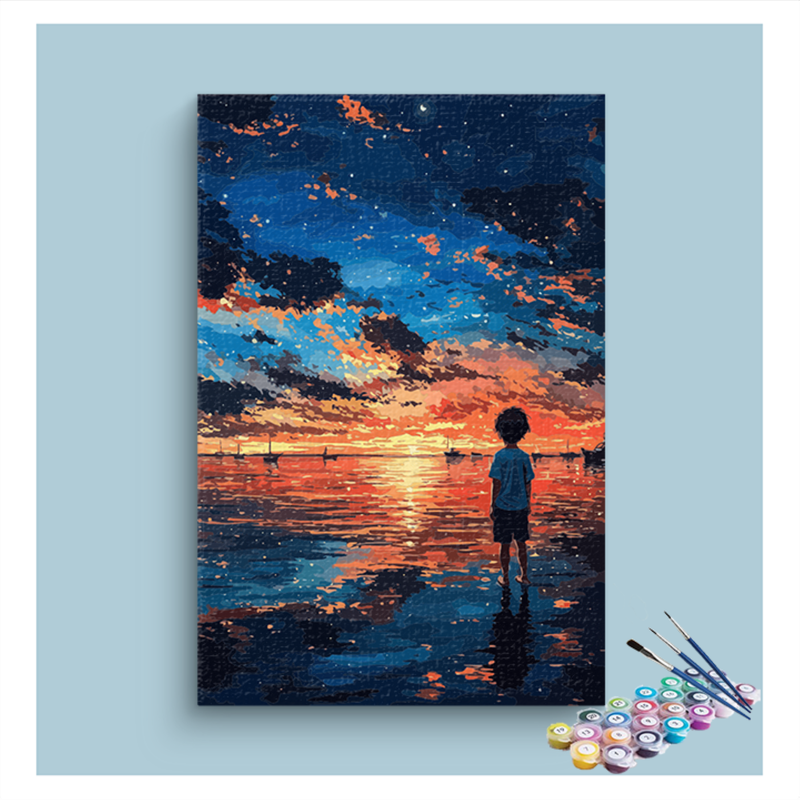 Evening Reflection Paint by Numbers Kit