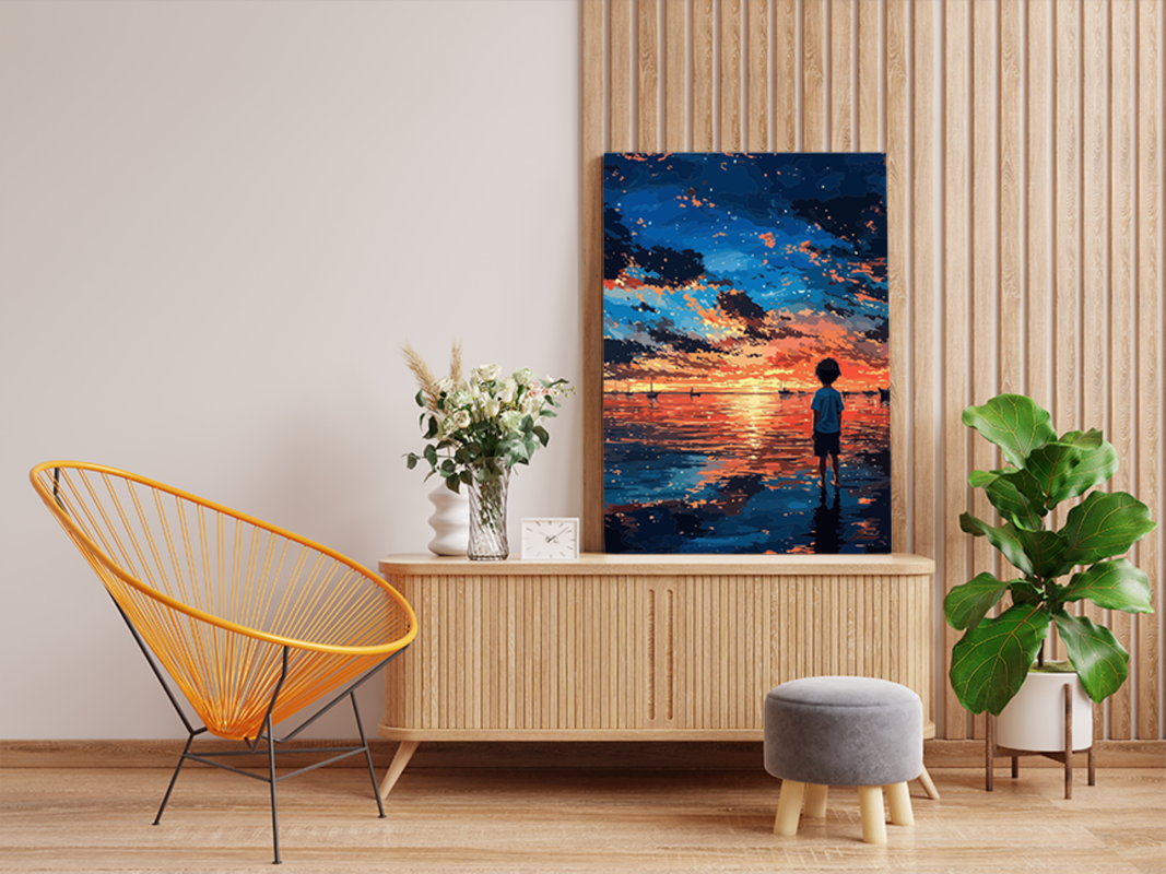 Evening Reflection Paint by Numbers Kit