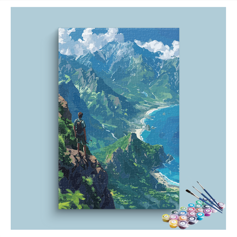 Majestic Mountain Explorer Paint by Numbers Kit