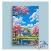 Eazy Arts Springtime Cottage by the Lake Paint by Numbers Kit