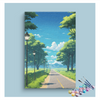 Eazy Arts Peaceful Countryside Road Paint by Numbers Kit