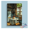Eazy Arts Cozy Birthday Kitchen Paint by Numbers Kit