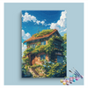 Eazy Arts Charming Ivy-Covered Cottage Paint by Numbers Kit