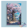 Eazy Arts Cherry Blossom Street Paint by Numbers Kit