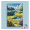Eazy Arts Tranquil Meadow Stream Paint by Numbers Kit