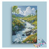 Eazy Arts Mountain Stream by Serenity Paint by Numbers Kit