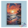 Eazy Arts Sunset Paradise Paint by Numbers Kit