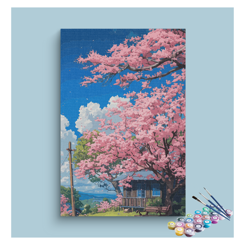 Spring Blossom Retreat Paint by Numbers Kit