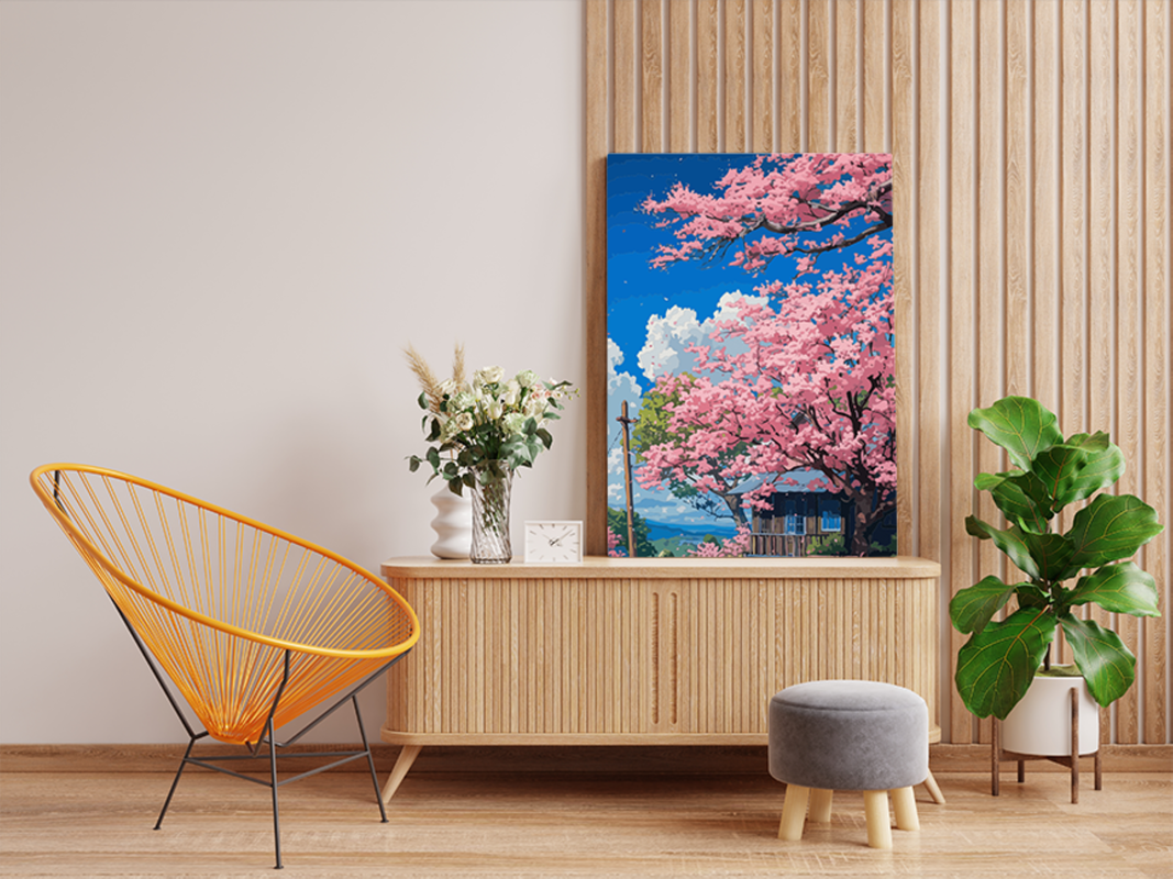 Spring Blossom Retreat Paint by Numbers Kit