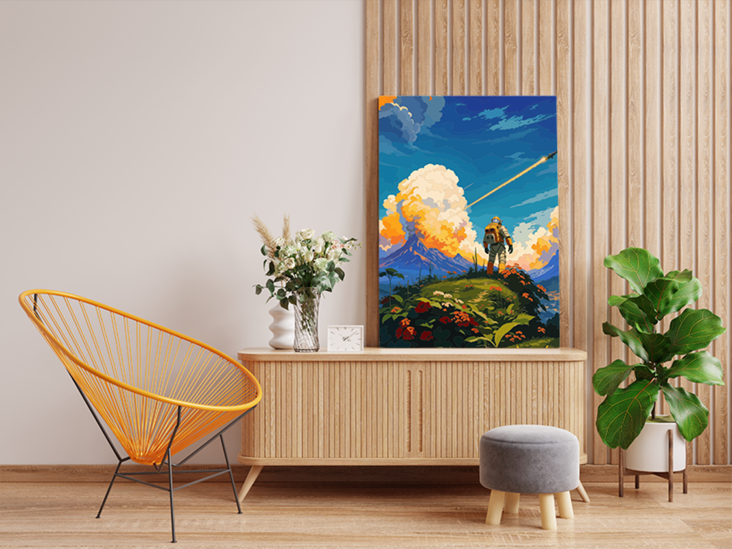 Astronaut's Adventure Paint by Numbers Kit