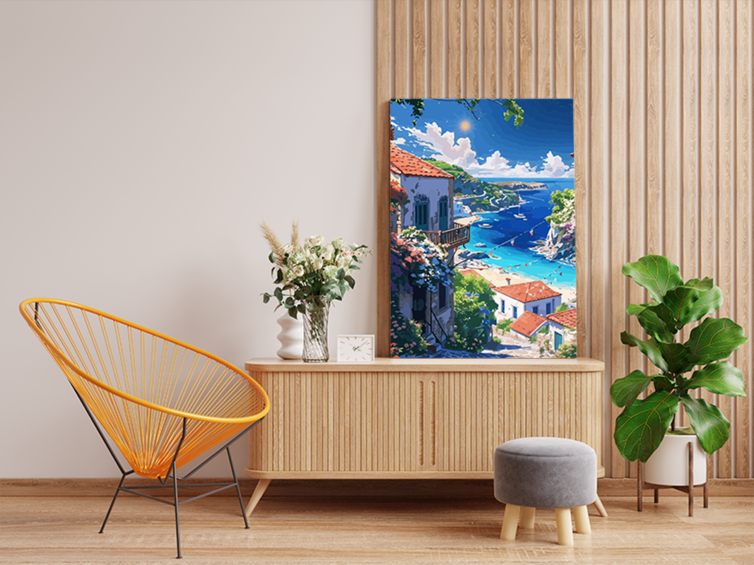 Mediterranean Paradise Paint by Numbers Kit