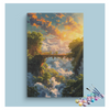 Eazy Arts Mystical Bridge at Sunset Paint by Numbers Kit