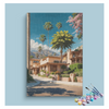 Eazy Arts Palm Paradise Street Paint by Numbers Kit