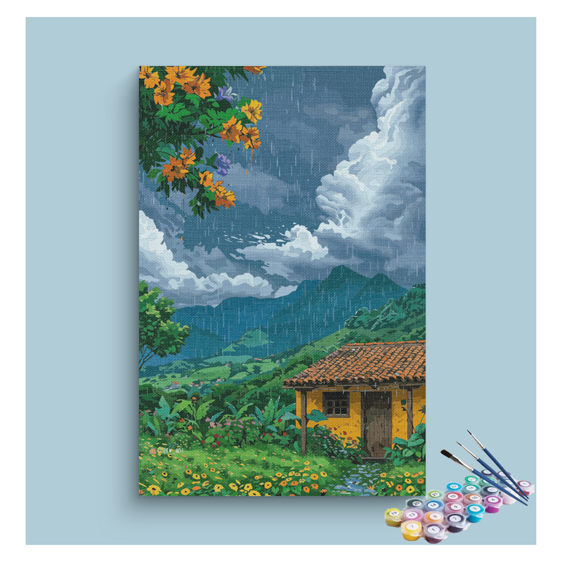 Rainy Day Retreat Paint by Numbers Kit