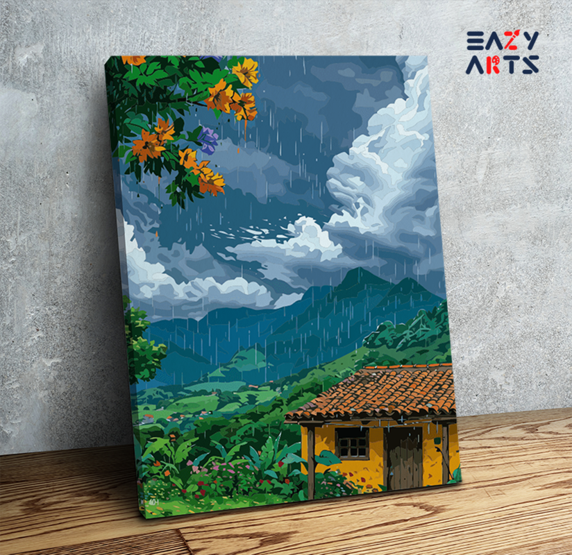 Rainy Day Retreat Paint by Numbers Kit
