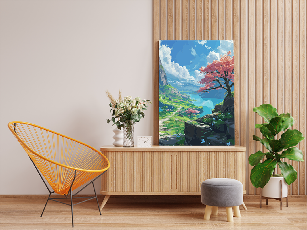 Blossom Valley Serenity Paint by Numbers Kit