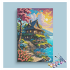 Eazy Arts Cottage by the Lake Paint by Numbers Kit