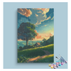 Eazy Arts Sunset Countryside Landscape Paint by Numbers Kit