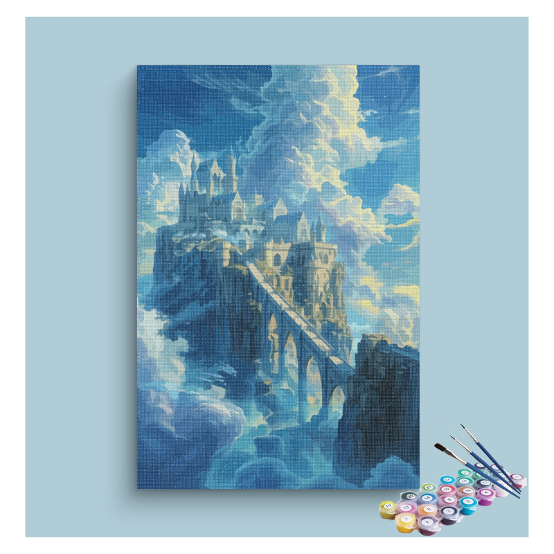 Cloud Castle Fantasy Paint by Numbers Kit