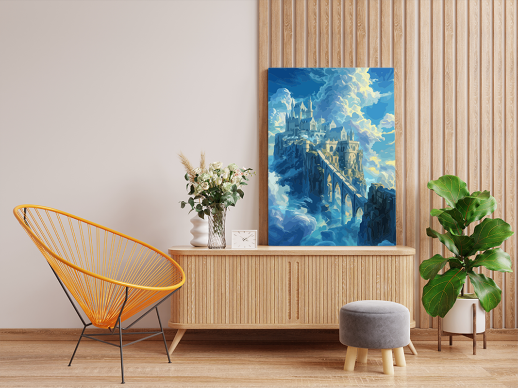 Cloud Castle Fantasy Paint by Numbers Kit