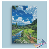 Eazy Arts Countryside Bike Ride Paint by Numbers Kit
