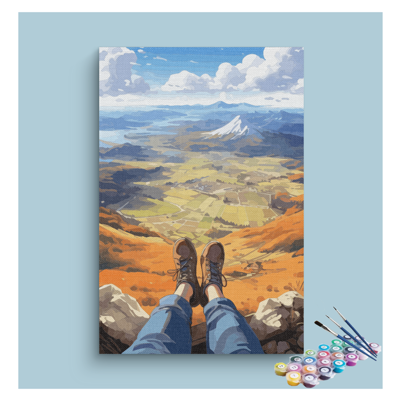 Mountain Top Adventure Paint by Numbers Kit